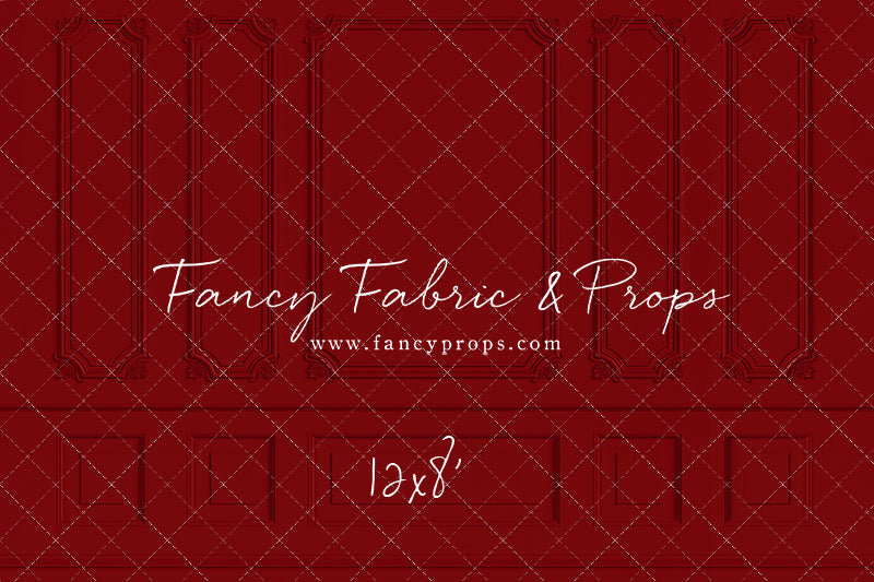 Classy Red Christmas Wall