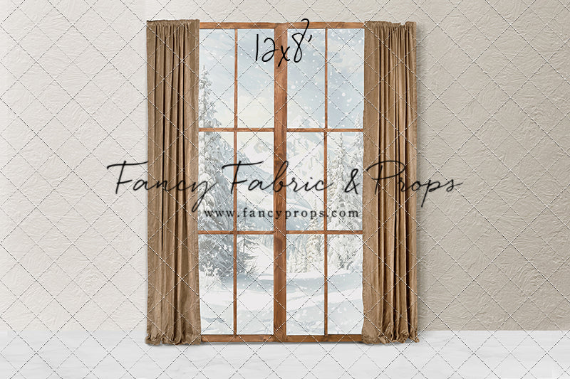 Elegant Gold Christmas Morning View