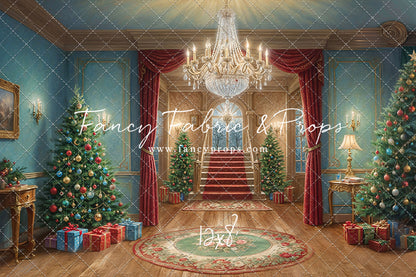 Elegant Holiday Hallway - With Sweep Option