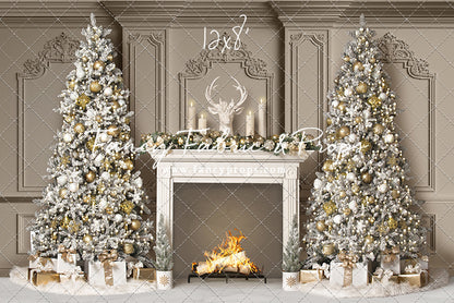 Frosted Fireside Glow