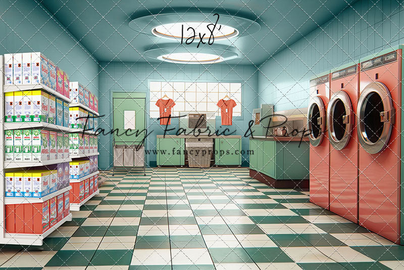 Laundry Day - Blue - With Sweep Option