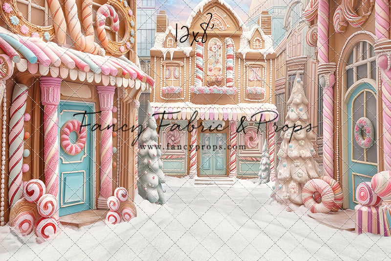 Pastel Gingerbread Street - With Sweep Option