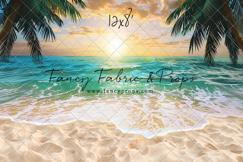 Tropical Beach Paradise - With Sweep Option