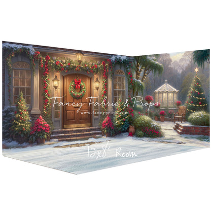 Merry Holiday Entry - Brown Door - Room