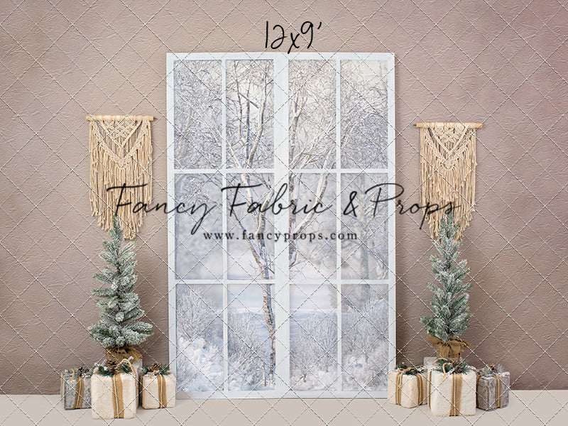 Boho Fireplace Window