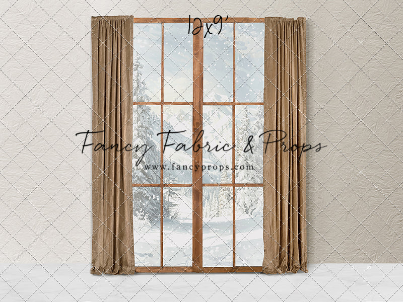 Elegant Gold Christmas Morning View