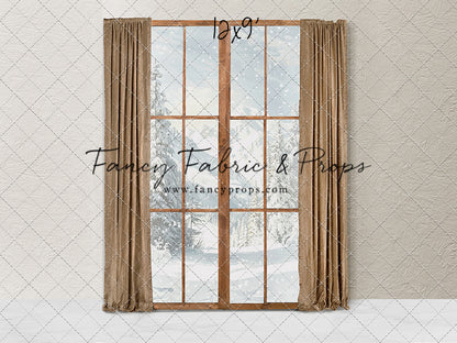 Elegant Gold Christmas Morning View