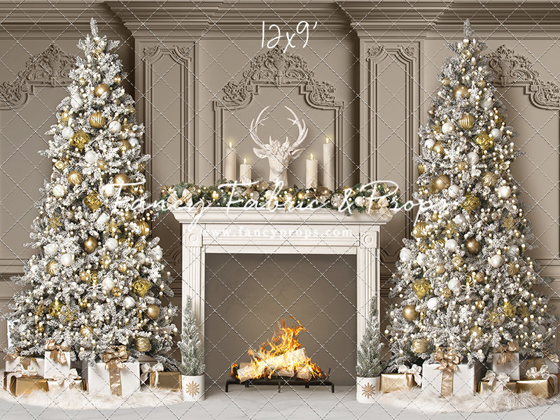 Frosted Fireside Glow