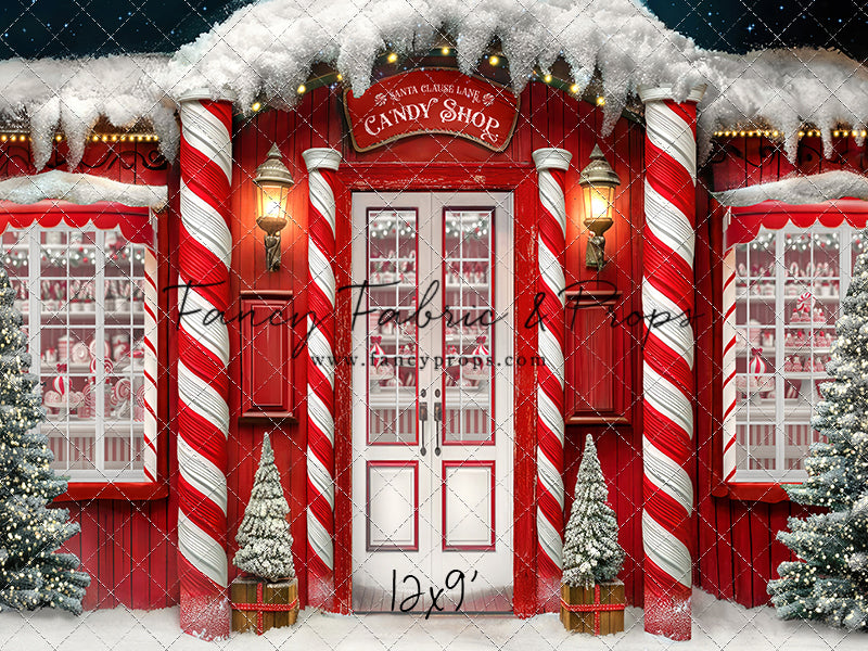 Santa Claus Lane Candy Shop - With Sweep Option