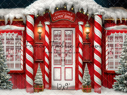 Santa Claus Lane Candy Shop - With Sweep Option