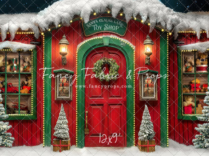 Santa Claus Lane Toy Shop - with Sweep Option