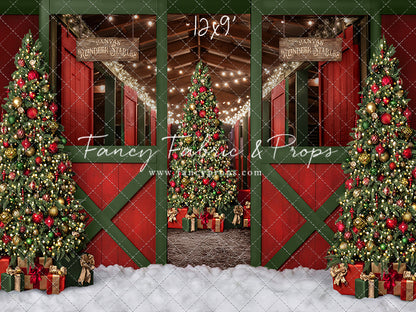 Santa's Jolly Reindeer Stable - No Reindeer