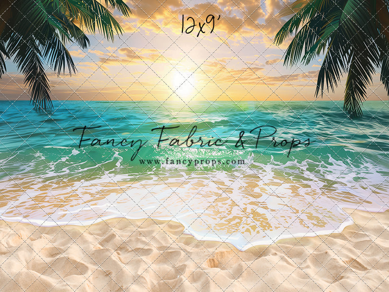 Tropical Beach Paradise - With Sweep Option