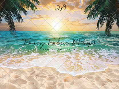 Tropical Beach Paradise - With Sweep Option