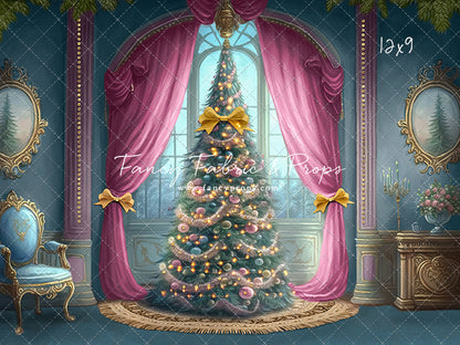 Christmas Wishes - All Blue - with Sweep Option