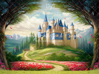 Royal Castle - Blue with Water- With Sweep Option