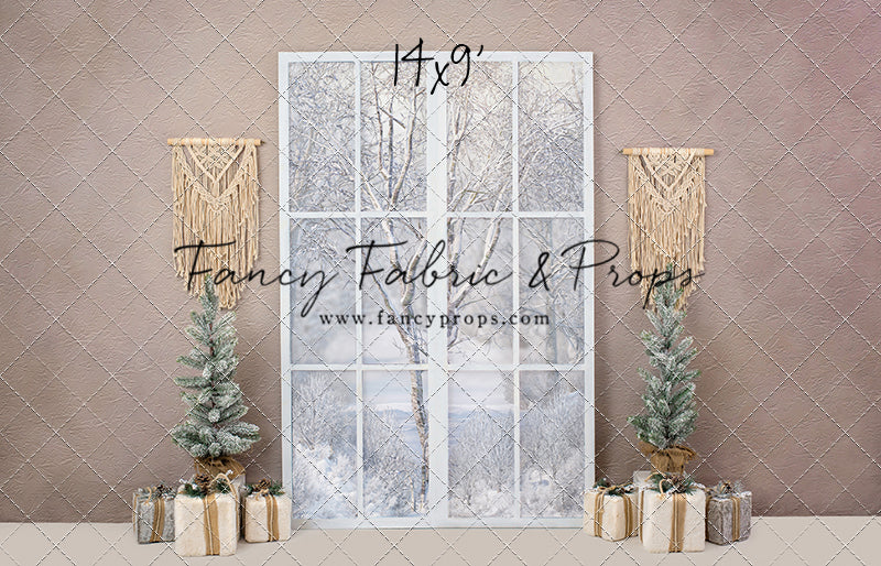 Boho Fireplace Window