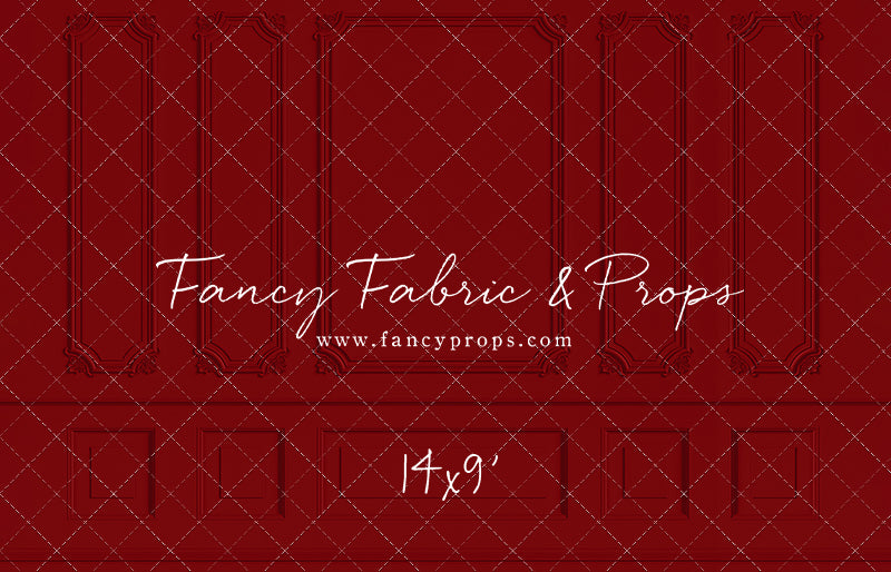 Classy Red Christmas Wall