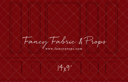 Classy Red Christmas Wall