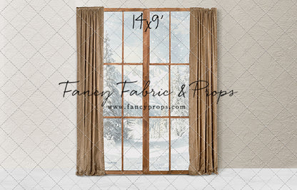 Elegant Gold Christmas Morning View