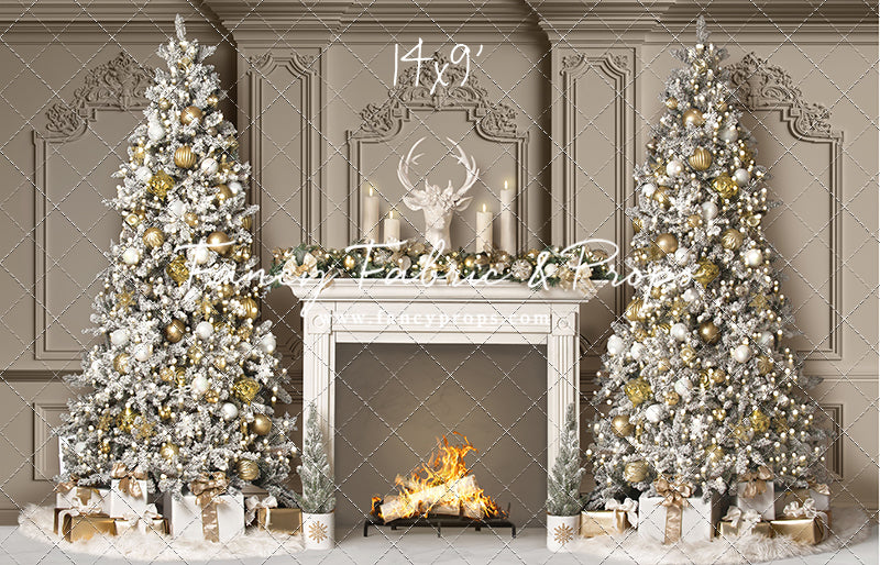 Frosted Fireside Glow