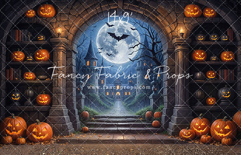 Gothic Halloween Gateway - Dirt Floor - With Sweep Option