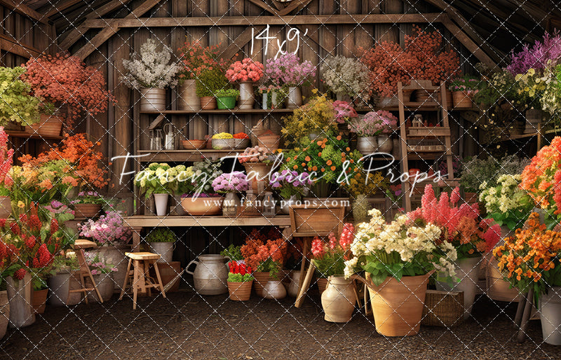 Grandma's Gardening Shed - With Sweep Option