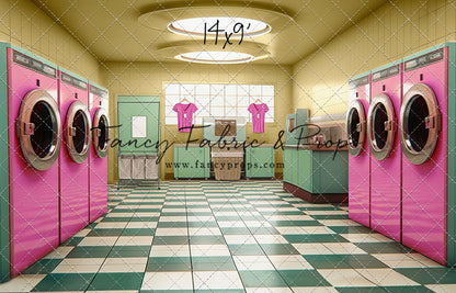 Laundry Day - Yellow With Double Washers- With Sweep Option