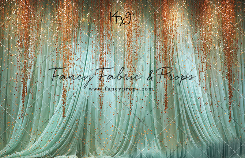 Mint Curtain - With Sweep Option