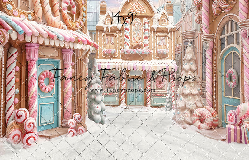 Pastel Gingerbread Street - With Sweep Option