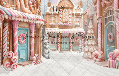 Pastel Gingerbread Street - With Sweep Option