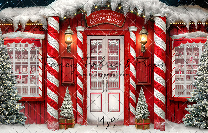 Santa Claus Lane Candy Shop - With Sweep Option