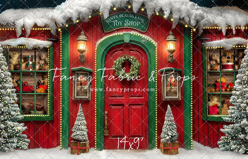 Santa Claus Lane Toy Shop - with Sweep Option