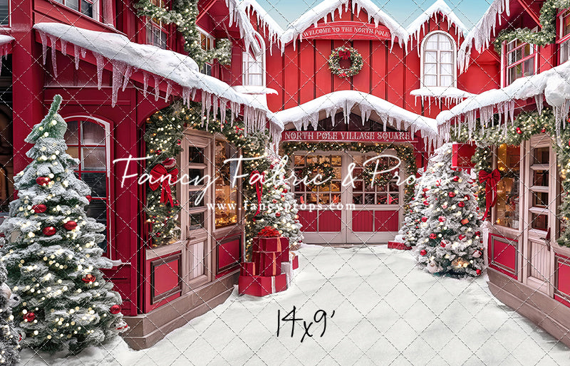 North Pole Village Square - With Sweep Option