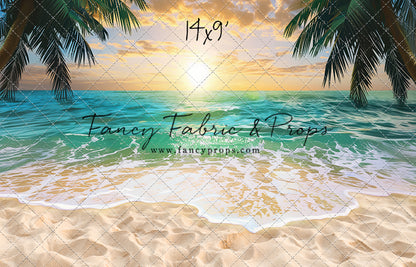 Tropical Beach Paradise - With Sweep Option