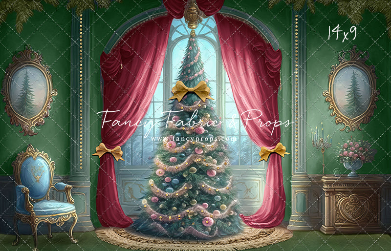 Christmas Wishes - All Green - with Sweep Option