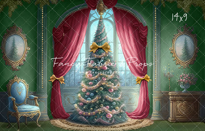 Christmas Wishes - All Green - with Sweep Option