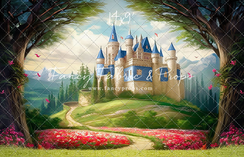 Royal Castle - Blue with Water- With Sweep Option