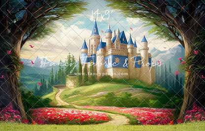 Royal Castle - Blue with Water- With Sweep Option