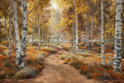 Beautiful Autumn Stroll - With Sweep Option