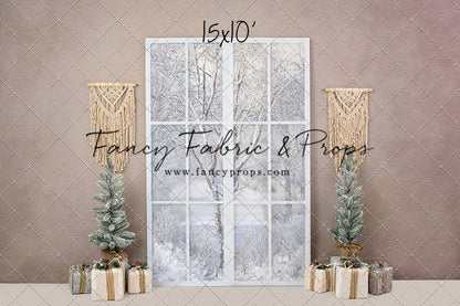 Boho Fireplace Window