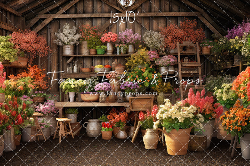 Grandma's Gardening Shed - With Sweep Option