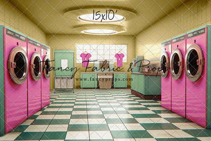 Laundry Day - Yellow With Double Washers- With Sweep Option