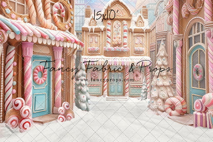 Pastel Gingerbread Street - With Sweep Option