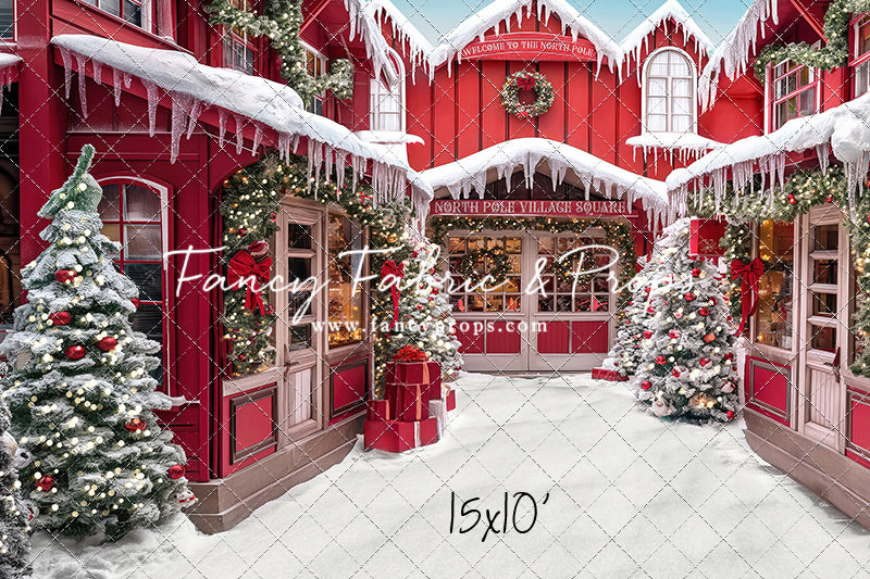 North Pole Village Square - With Sweep Option