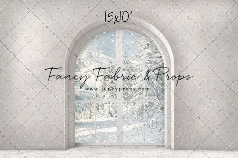 Winter Arch Window