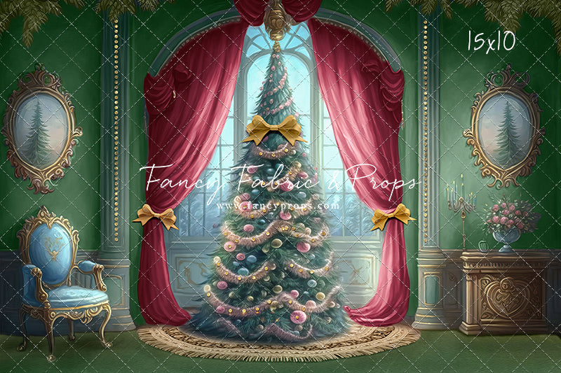 Christmas Wishes - All Green - with Sweep Option