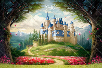 Royal Castle - Blue with Water- With Sweep Option