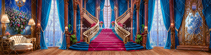 Ballroom Royal Staircase - Blue - 4 piece Room