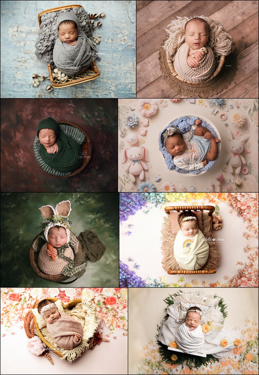 RTS POLYPAPER 8pk "Petite Bundle 2" - 8 Assorted 40x36" Petites  - See Description - Only $150 When Added To Cart!